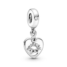 Load image into Gallery viewer, Friends Forever Heart Dangle Charm

