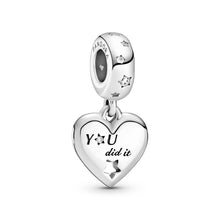 Load image into Gallery viewer, Congratulations Heart &amp; Stars Dangle Charm
