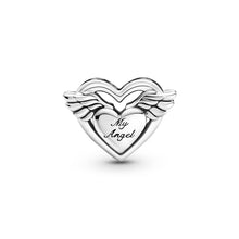 Load image into Gallery viewer, Angel Wings &amp; Mum Charm

