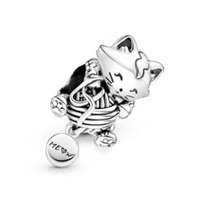 Load image into Gallery viewer, Kitten &amp; Yarn Ball Charm
