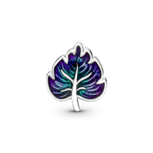 Load image into Gallery viewer, Purple &amp; Green Leaf Charm
