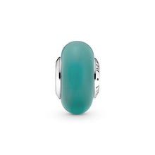 Load image into Gallery viewer, Matte Green Murano Glass Charm
