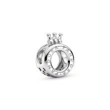 Load image into Gallery viewer, Pandora Logo &amp; Crown O Charm
