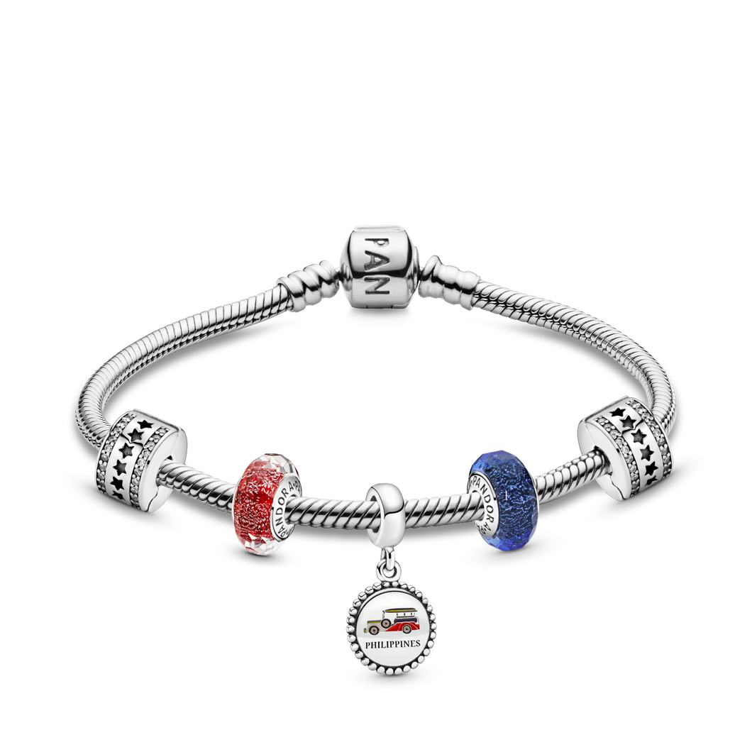 Philippines Bracelet and Charms Set