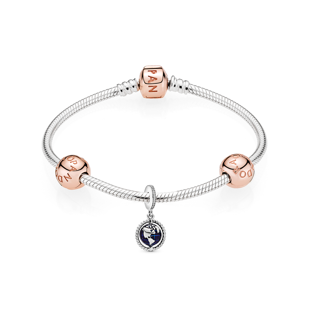Travel the World Bracelet and Charms Set